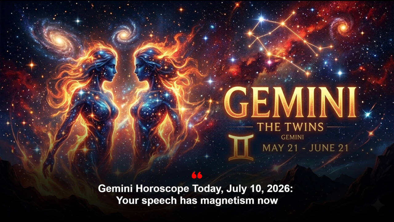 Gemini Horoscope Today, July 10, 2026: Your speech has magnetism now