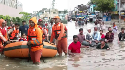 358mm rain cripples Surat; 3,400 rescued from flooded neighbourhoods