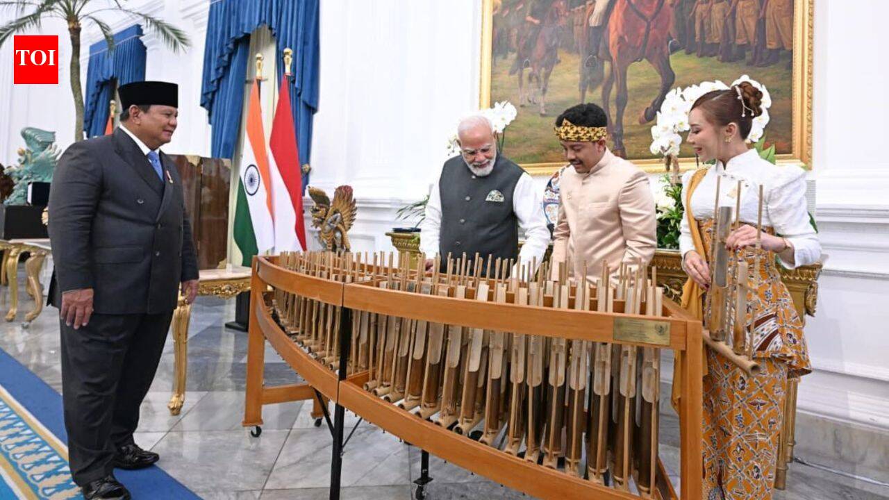 Another 'Kuch Kuch Hota Hai' moment in Indonesia as PM Modi, Prabowo try angklung - watch