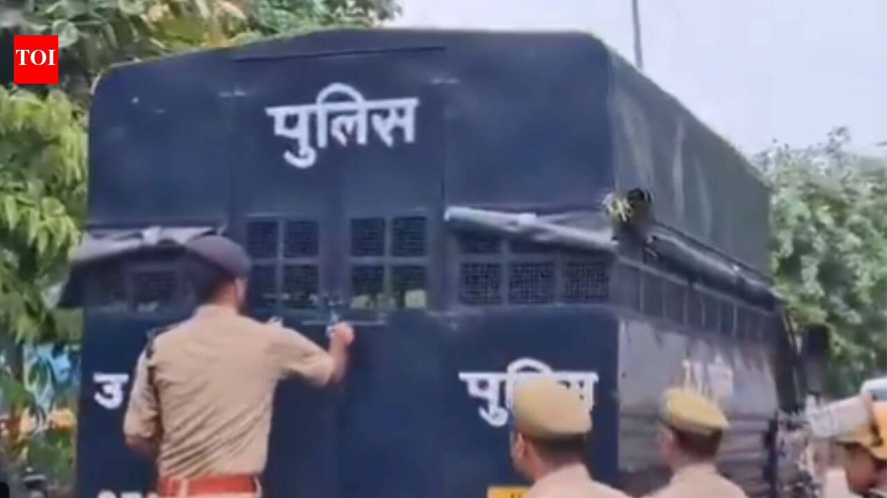 Watch: Dalits protest over woman's murder, police use force; SSP thrashes man inside police vehicle