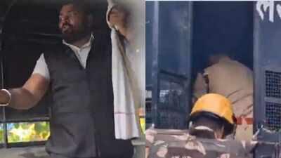  Dalits protest over woman’s murder, police use force; SSP thrashes man inside police vehicle