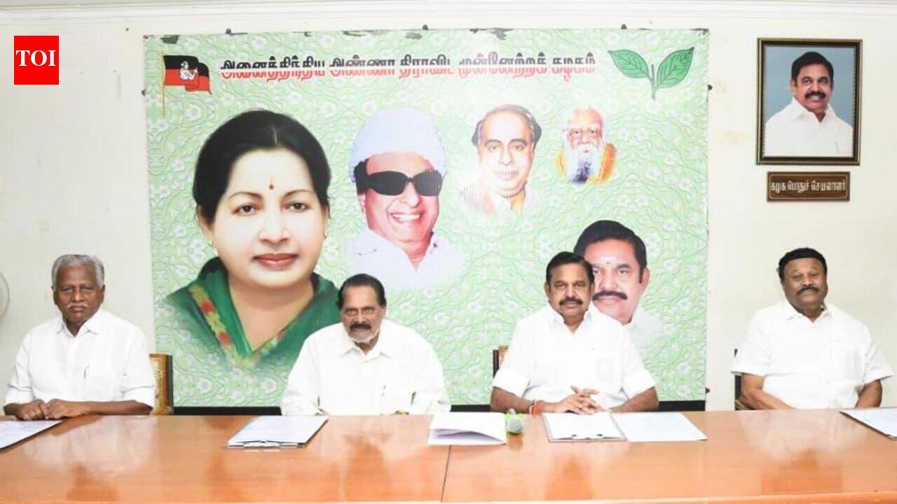 Focus on local body polls, bye-elections: EPS tells partymen