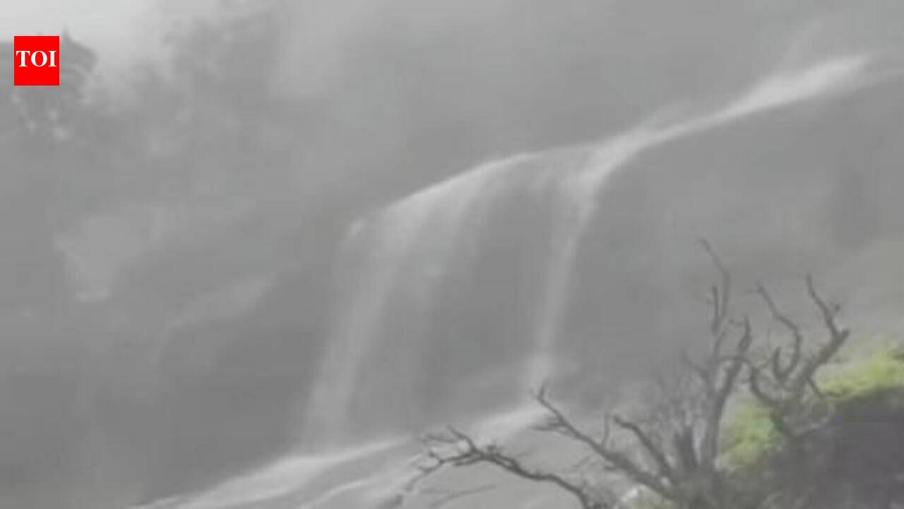 Hassan monsoon rains trigger landslide, authorities ban trekking near waterfalls