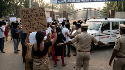 Bengaluru school horror: Class 6 boy dies during morning drill; PT teacher booked for murder after parents allege assault