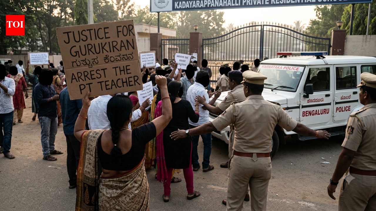 Bengaluru school horror: Class 6 boy dies during morning drill; PT teacher booked for murder after parents allege assault