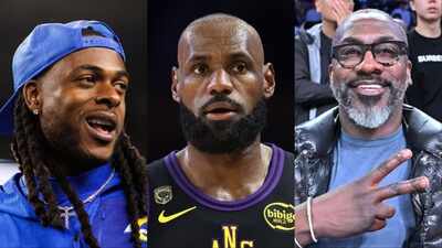 Ex Broncos TE Shannon Sharpe and Rams WR Davante Adams discuss NFL vs NBA players, saying the comparison is “not even close”