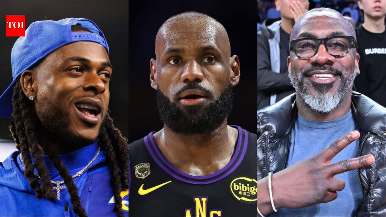 Ex Broncos TE Shannon Sharpe and Rams WR Davante Adams discuss NFL vs NBA players, saying the comparison is “not even close”