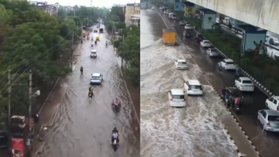 Monsoon fury grips Gurgaon: 115mm rain in 33 hours triggers waterlogging, traffic chaos