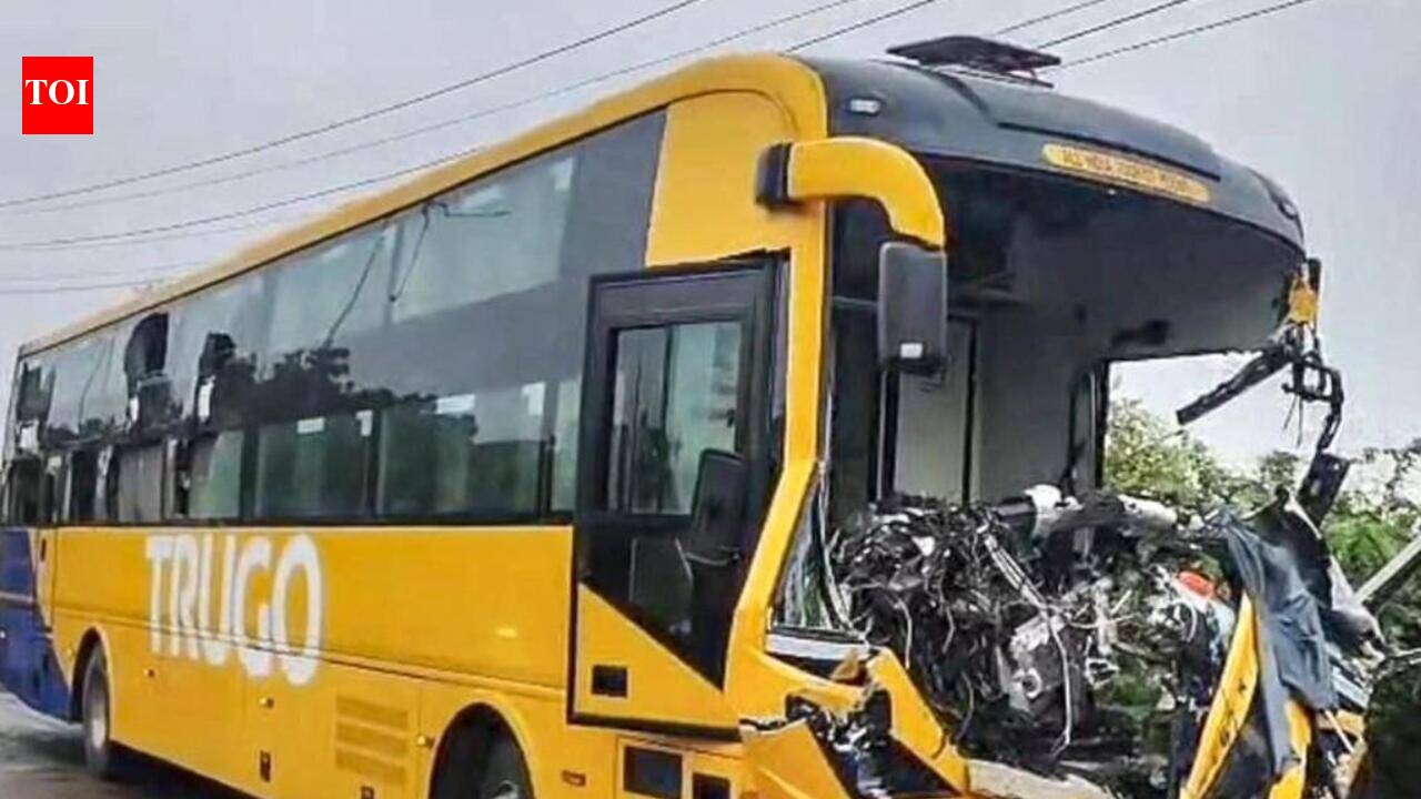 Driver, helper killed, 27 riders hurt as bus crashes on Agra highway