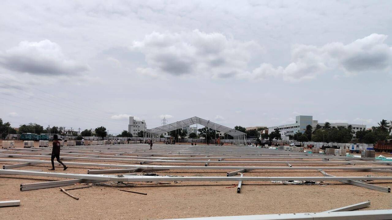 Karur gears up for CM visit tomorrow