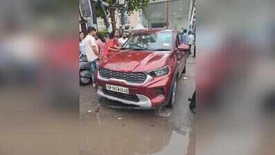 7 injured as car rams into group of children outside Greater Noida West society