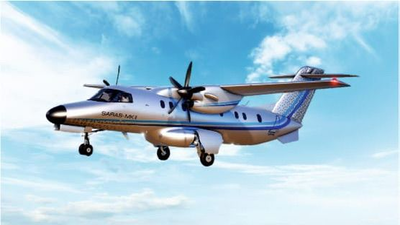 CSIR-NAL completes design of indigenous 19-seater Saras MkII light transport aircraft; minister calls it a 'milestone' in aviation sector