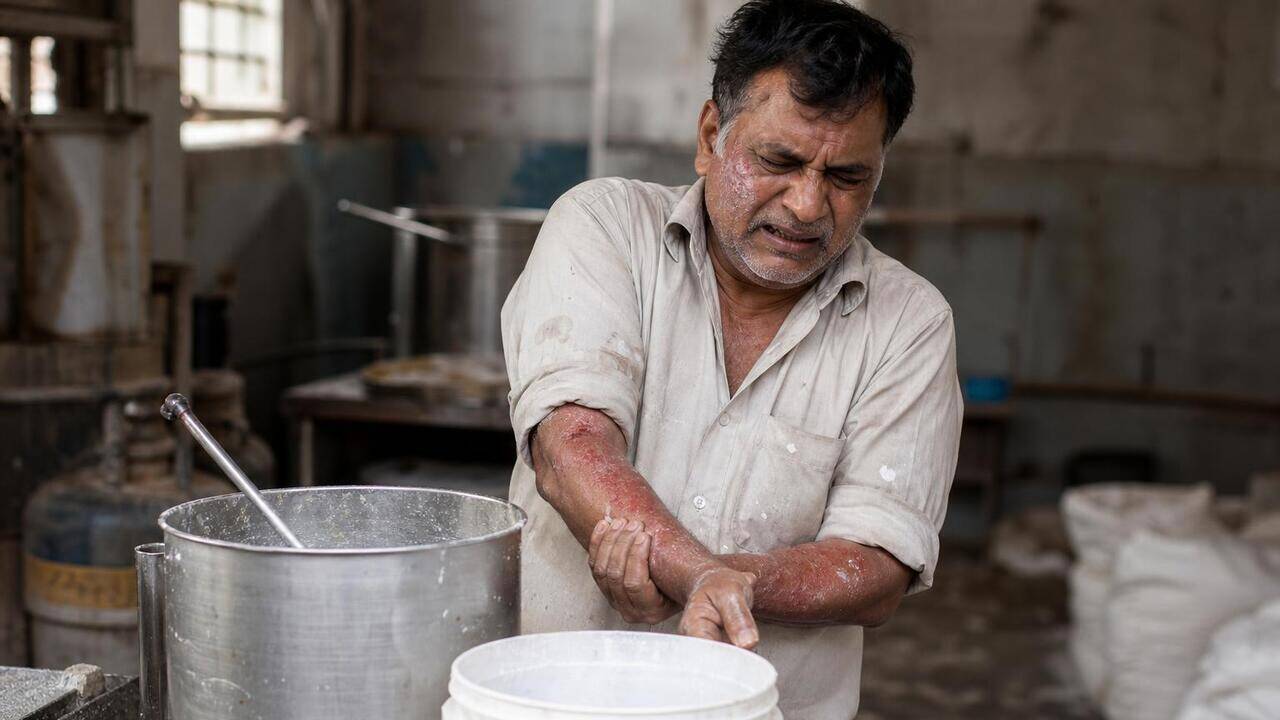 Sparkling candle-making unit owner injured in bid to mix two chemicals in Pune