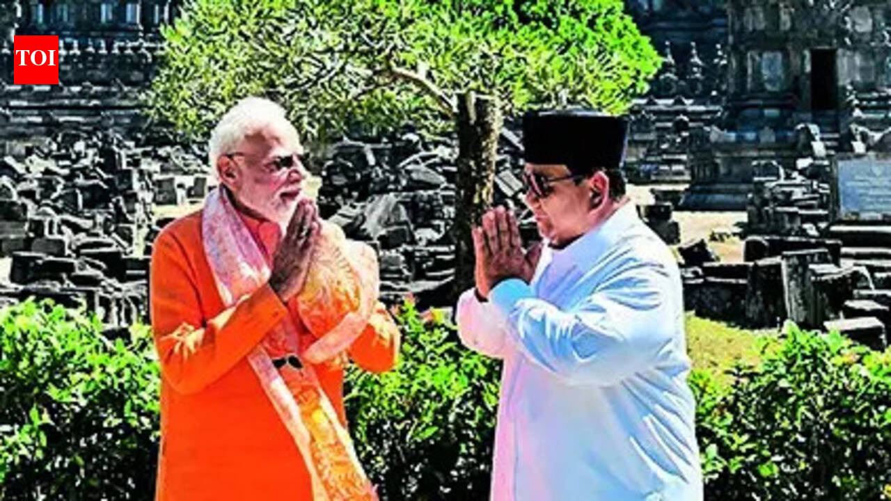 Modi, Prabowo inaugurate temple restoration project