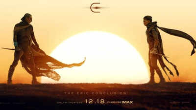  Timothee Chalamet as Paul Atreides goes up against Zendaya's Chani in Denis Villeneuve's epic finale - WATCH