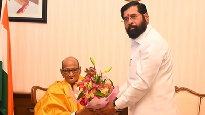 Stir in Mumbai's political circles as Sharad Pawar meets Eknath Shinde
