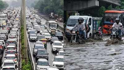 IMD issues red alert for Delhi; severe waterlogging, traffic snarls paralyse several areas across NCR