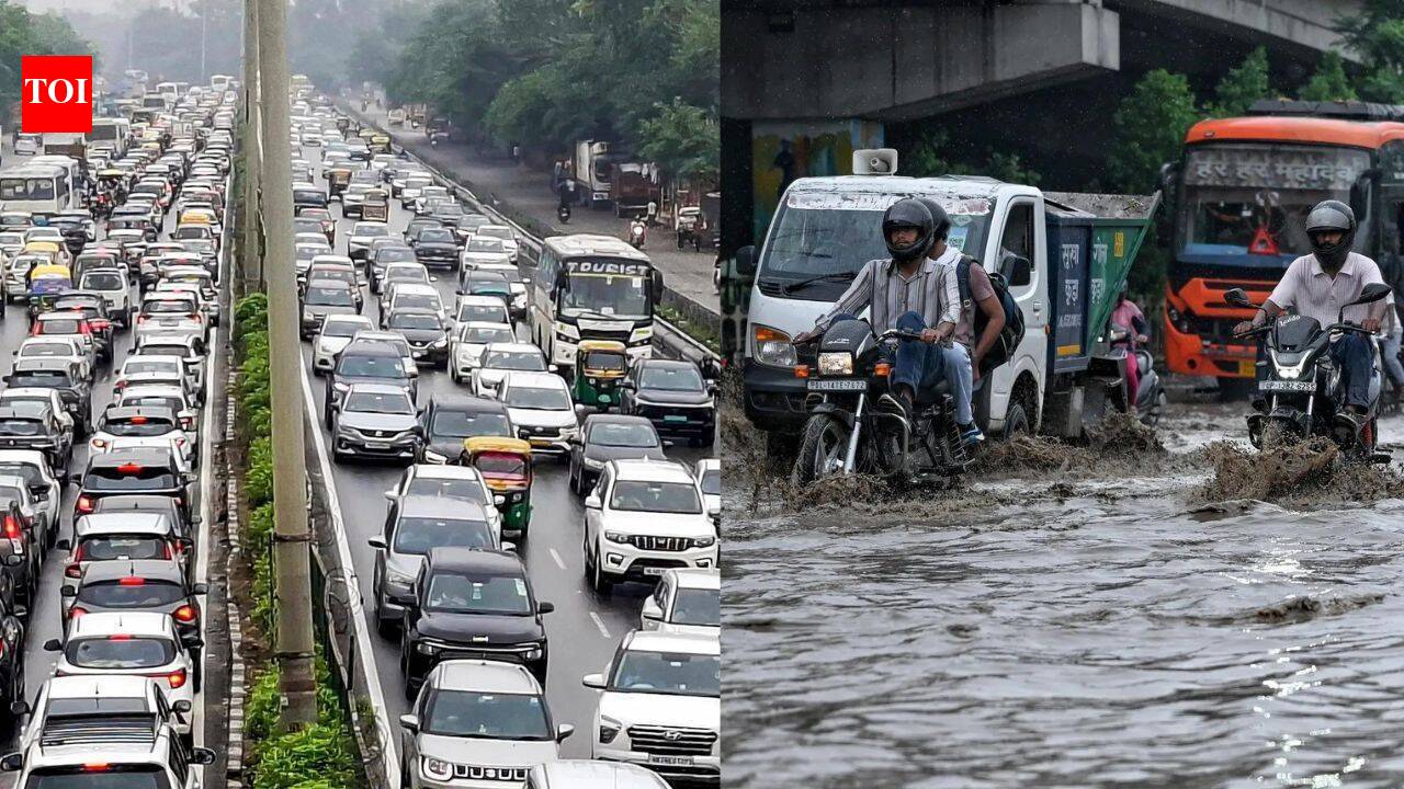 IMD issues red alert for Delhi; severe waterlogging, traffic snarls paralyse several areas across NCR