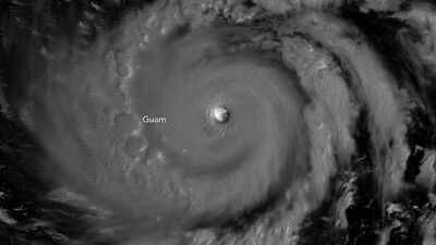 Nasa captures stunning view of Super Typhoon Bavi from space