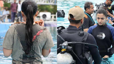 'Most challenging thing ever': Rashmika Mandanna shares BTS moments from 'Mysaa' featuring the first female underwater fight sequence