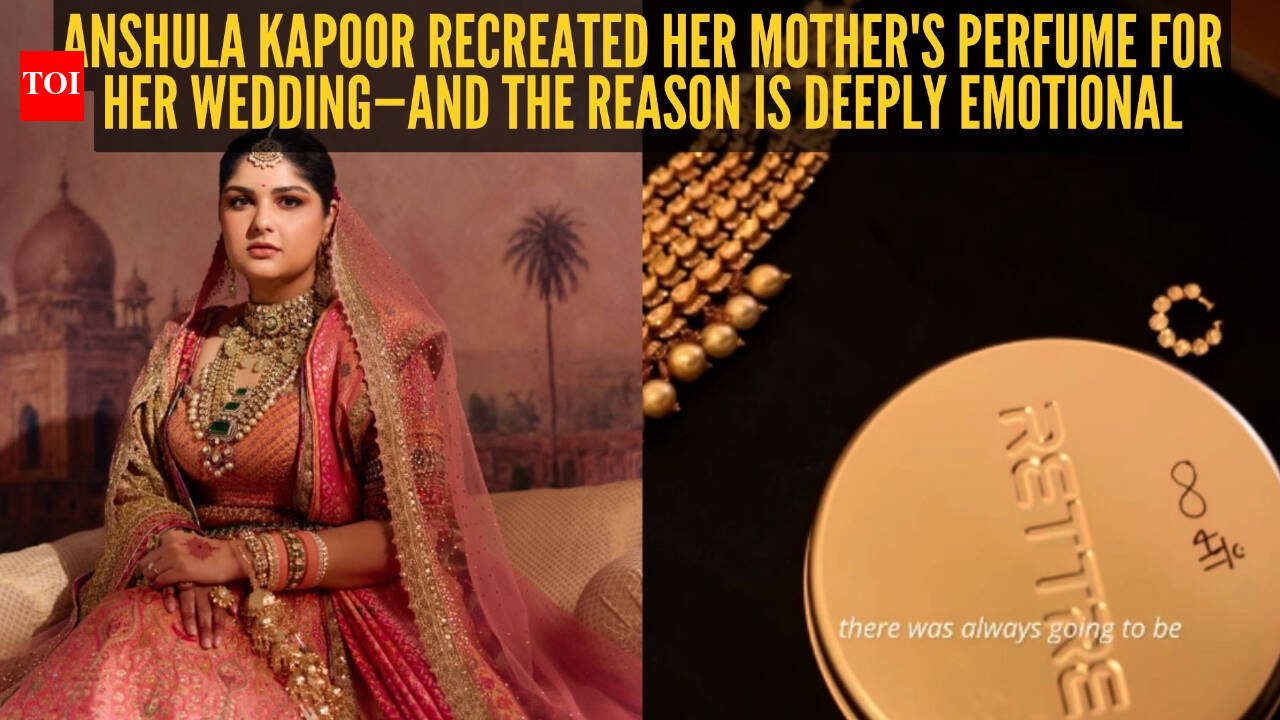 Anshula Kapoor carried her mother's fragrance with her as she walked down the aisle and the reason is deeply moving