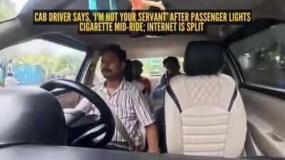Cab driver says, ‘I'm not your servant’ after passenger lights cigarette mid-ride; internet is split
