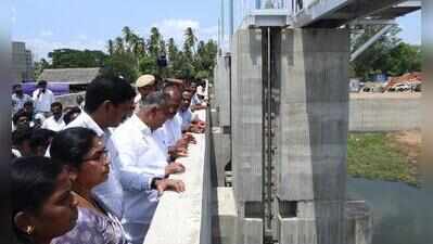 Ministers reviews venue of CM function