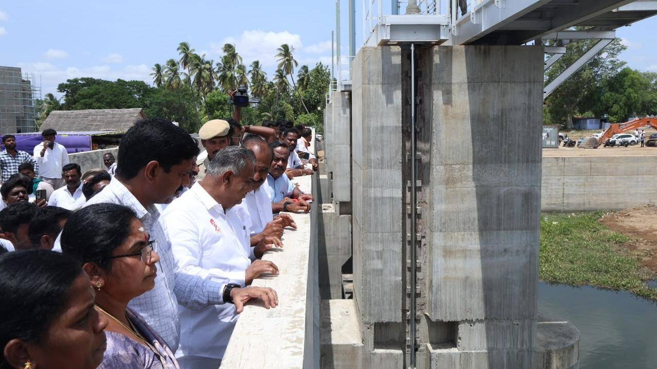 Ministers reviews venue of CM function