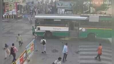 Pedestrian killed in RTC bus accident in Vijayawada