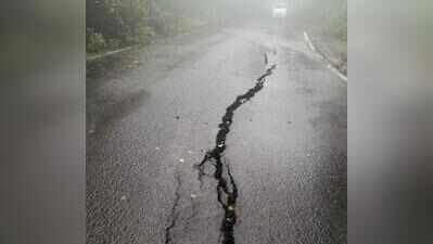 Cracks on Mahabaleswar-Tapola Road & fresh landslide disrupt traffic in Satara, prolonged power cuts continue