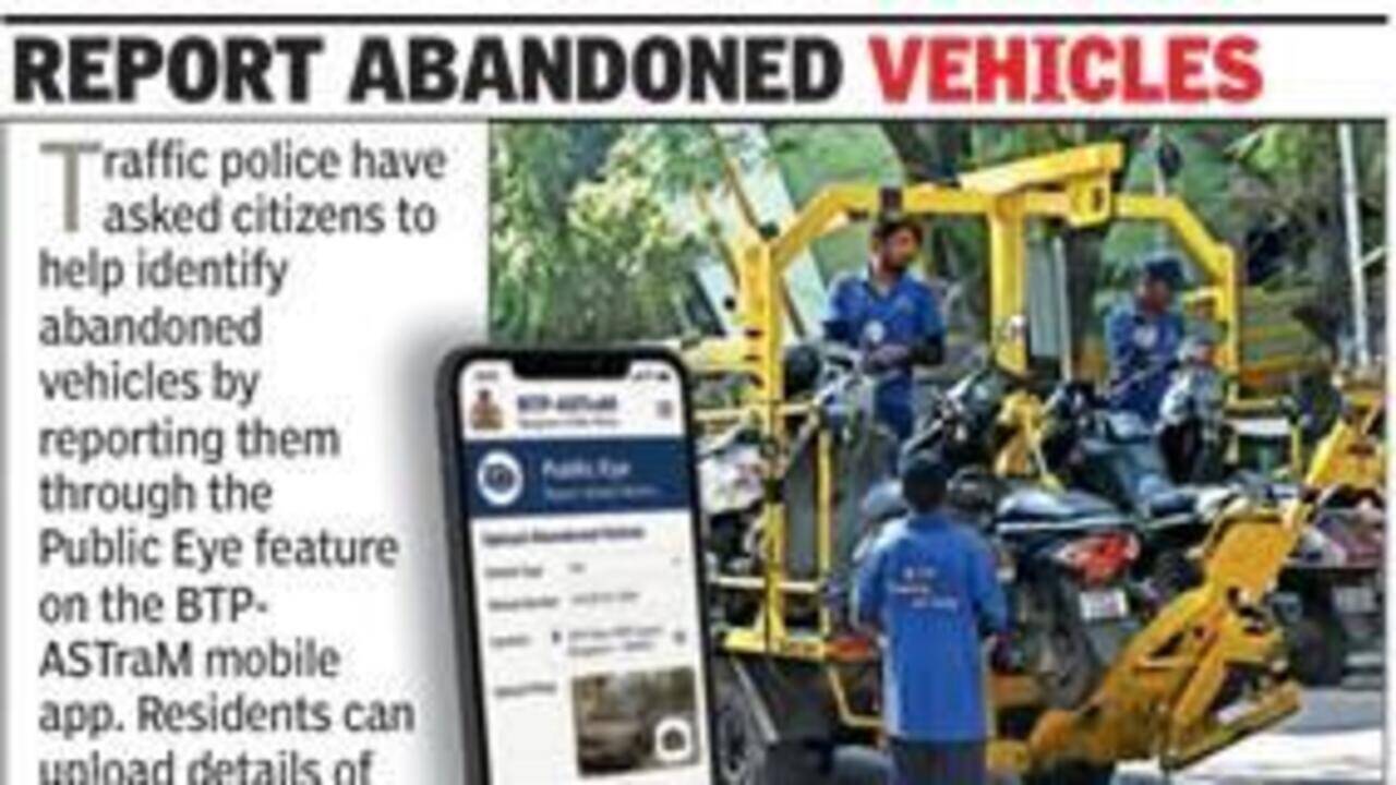 It’s towing time: Greater Bengaluru Authority issues SOP on abandoned vehicles