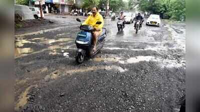 After rain batters city roads, NMC allots Rs30cr for repairs