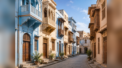 Sky blue, brown, cream: Walled City’s new palette