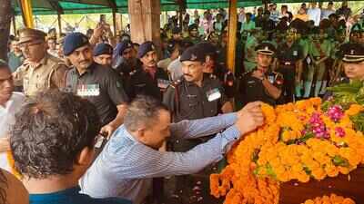 Assam Rifles havildar killed in Manipur ambush cremated with honours in Ghaziabad
