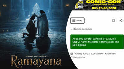'Ramayana' at San Diego Comic-Con 2026: Date, time, venue CONFIRMED for Ranbir Kapoor, Yash and Nitesh Tiwari's global event