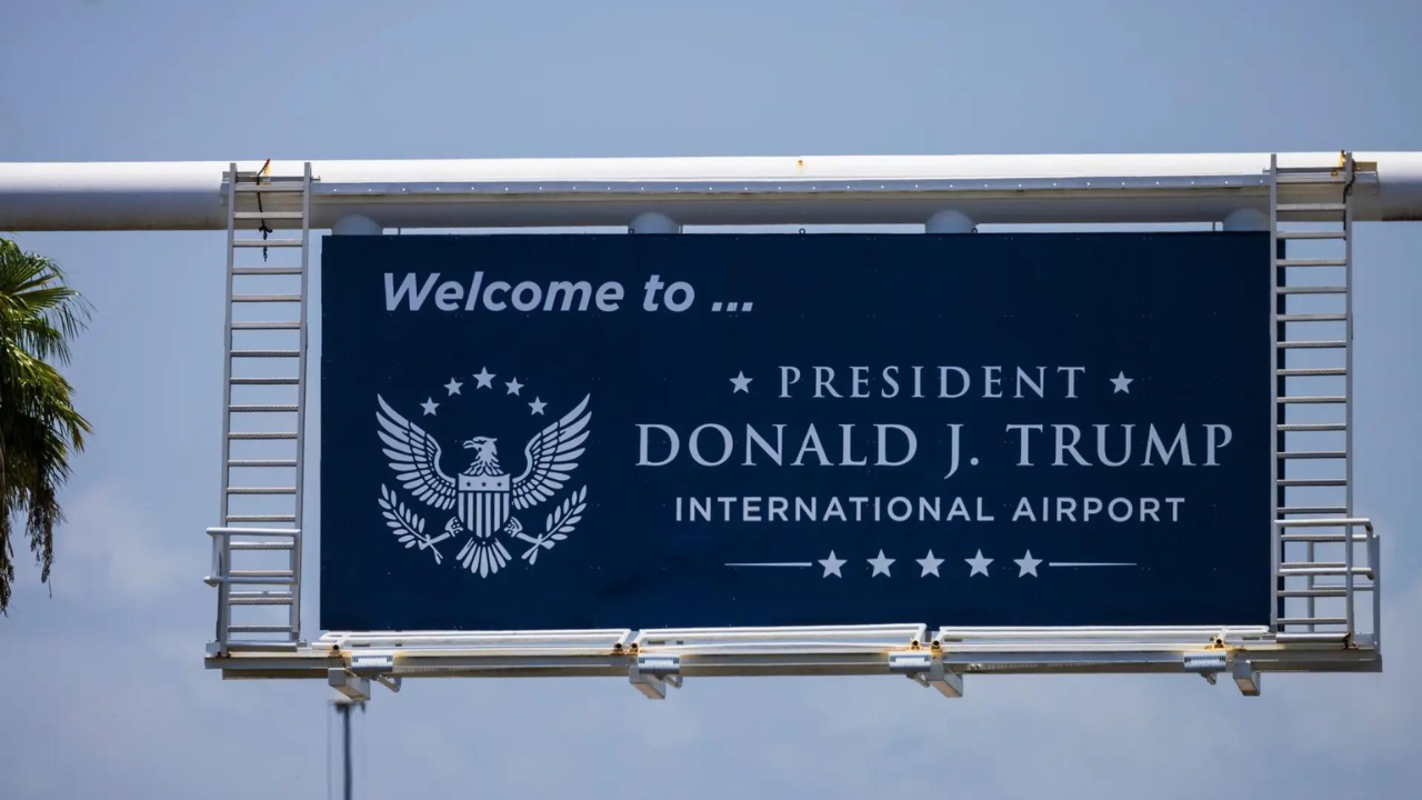 Florida airport officially renamed after Donald Trump; US Prez calls it ‘a very big day’