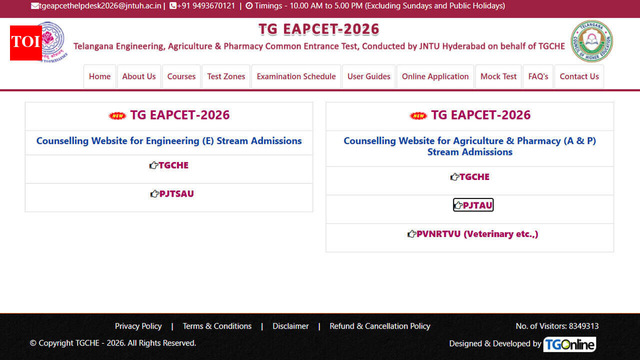 TS EAMCET 2026 Phase 1 seat allotment to be released today; online self-reporting begins after allotment