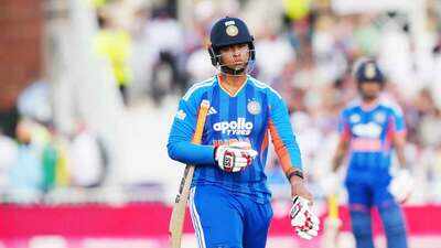 Dejected Vaibhav Sooryavanshi walks off even before catch is completed; reaction goes viral - WATCH