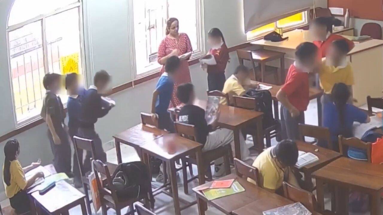'She asked for help': New CCTV footage shows 'bullying' moments before Jaipur schoolgirl's death