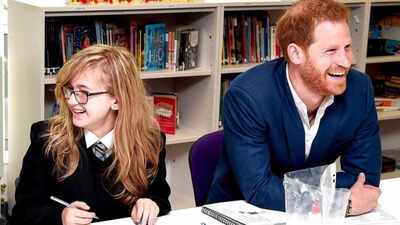 Prince Harry visits Birmingham Children's Hospital during UK tour