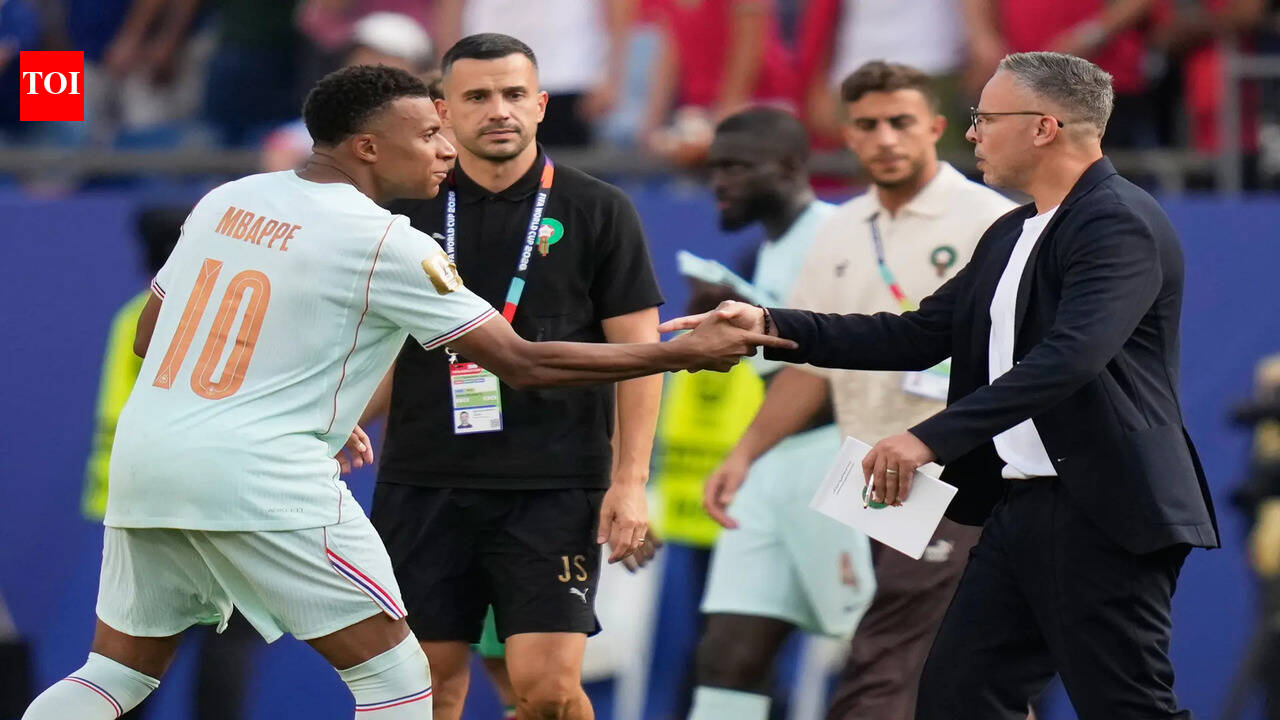'There definitely was a handball': Morocco coach questions Mbappé goal as VAR no-show sparks World Cup de