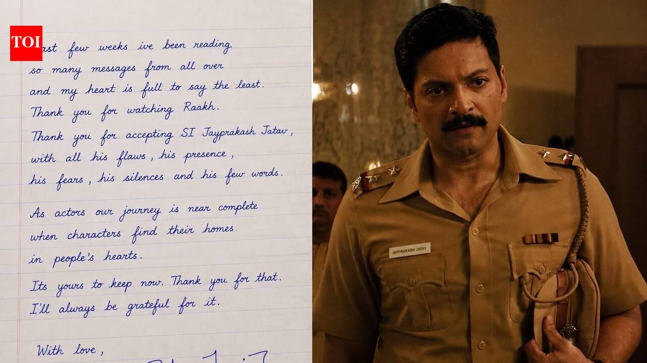 Ali Fazal reflects on Raakh's journey with a heartfelt note