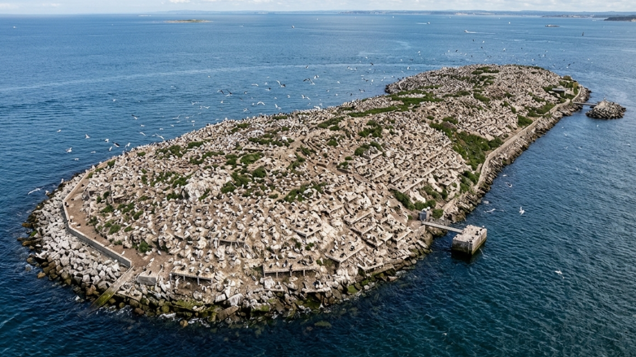 When disappearing wetlands left birds with nowhere safe to nest, the United States began building artificial islands that now shelter thousands of breeding waterbirds