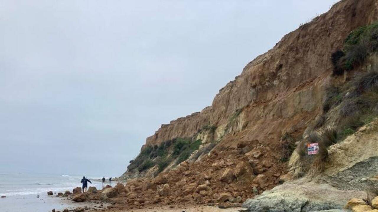 California's collapsing cliffs do warn before they give way; they begin moving hours before disaster strikes, scientists found