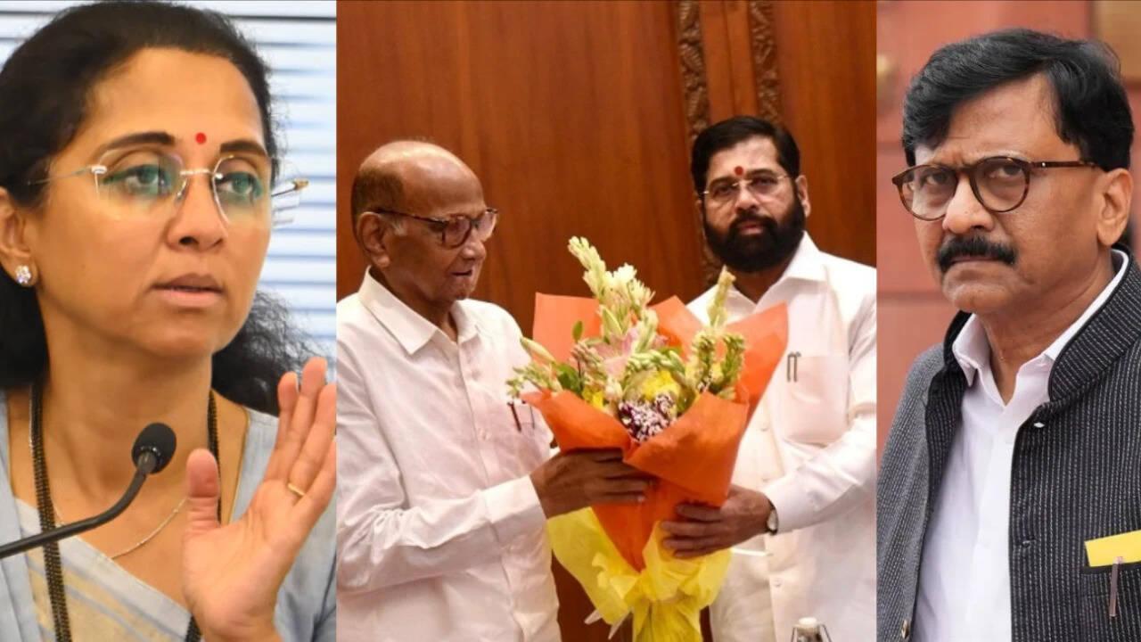 'Just a casual interaction': Supriya Sule moves to calm MVA tensions after Sharad Pawar's surprise meeting with Eknath Shinde