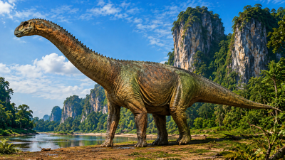 This 143 million-year-old giant dinosaur Uragasaurus, discovered from a single tiny bone in Thailand can rewrite parts of Jurassic history