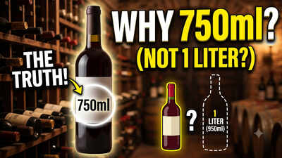 Why do most wine bottles hold exactly 750 ml?