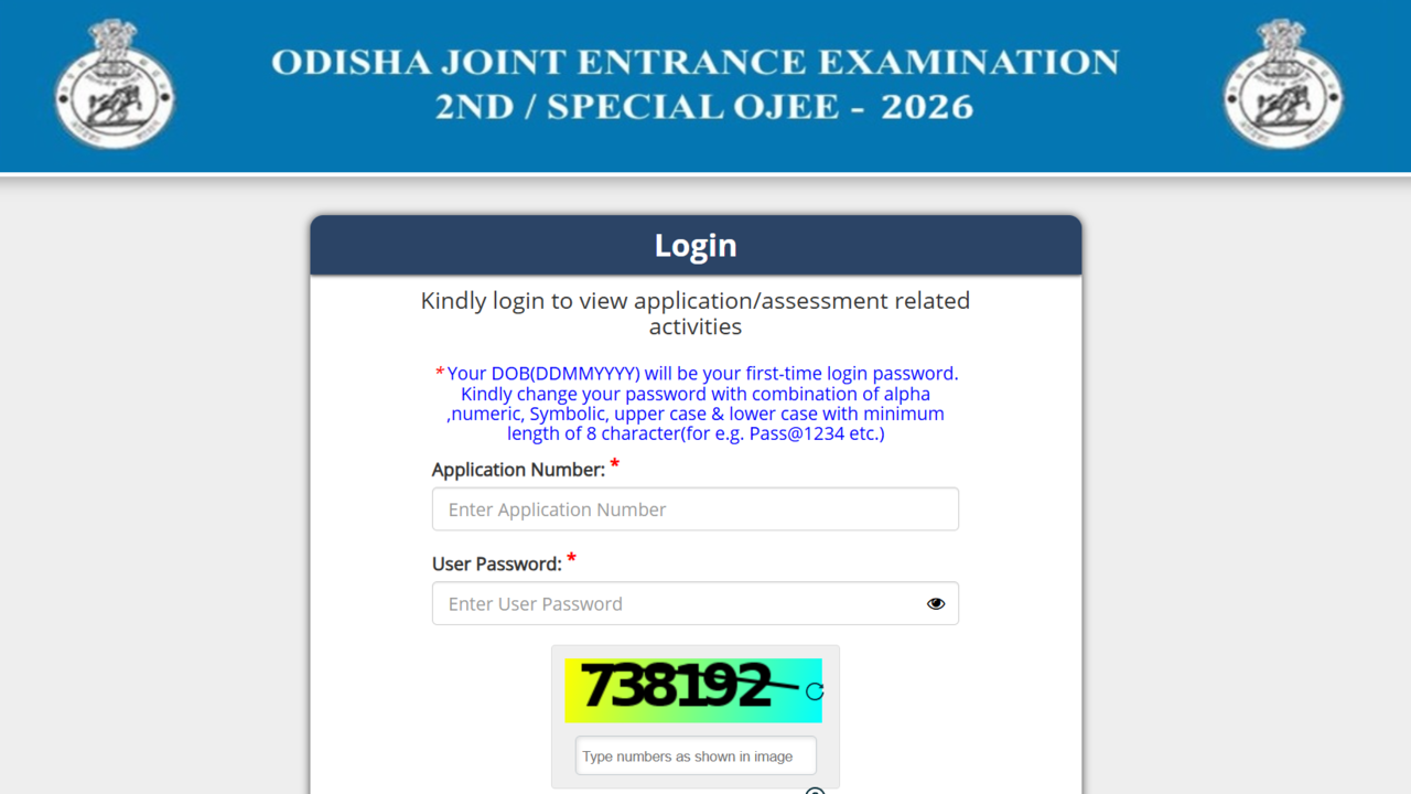 OJEE second special admit card 2026 out at ojee.nic.in: Direct link to download hall ticket here