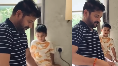 "I'll only eat if you make puris": Telangana CM Revanth Reddy's wholesome moment with grandson melts hearts online