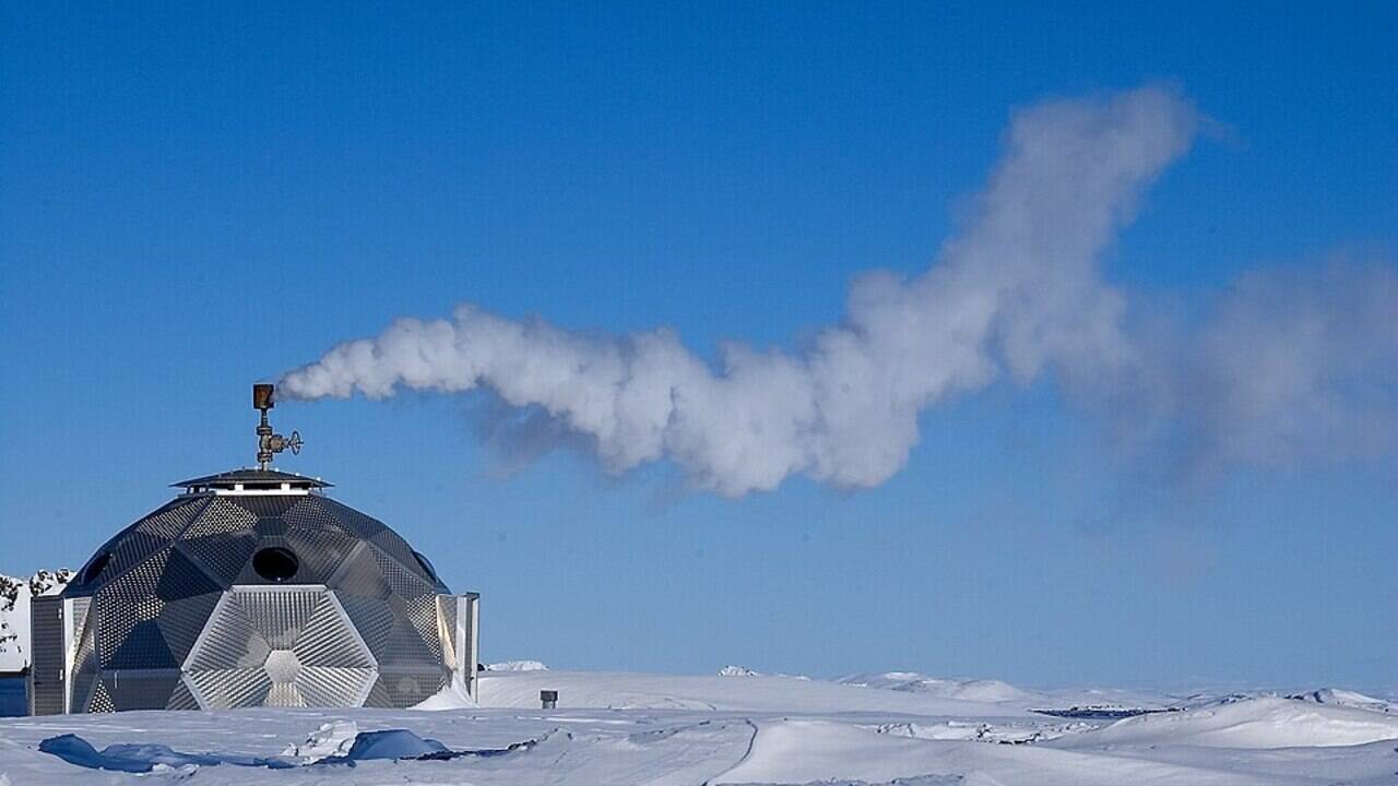 Iceland heats almost every home with volcanic heat, pumping naturally heated water from deep beneath its active volcanic landscape instead of burning coal, oil, or natural gas